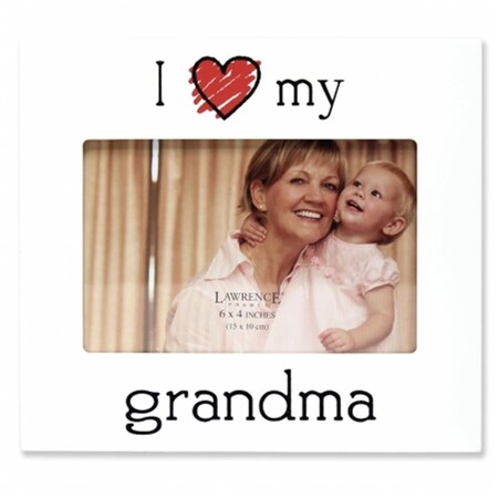 Lawrence Frames I Love My Grandma Picture Frame - White, 0.67 in. LA328128